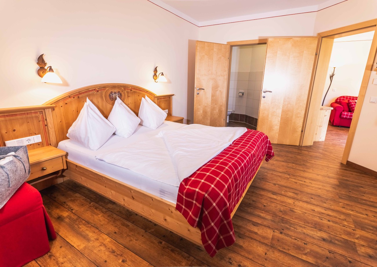 Bedroom in the Terrace Suite